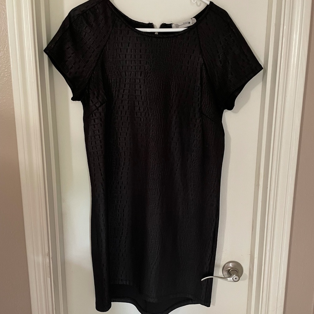 Black Mini Faux Leather